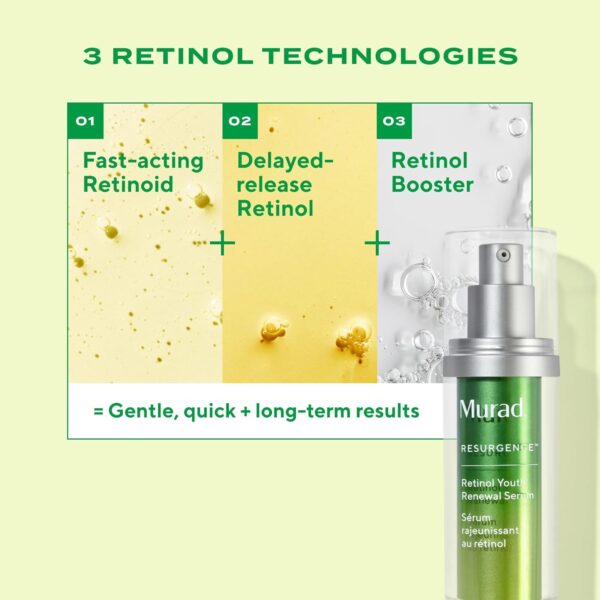 Murad Retinol Youth Renewal Serum: Tri-Active Anti-Aging for Wrinkles & Firmness - Image 2