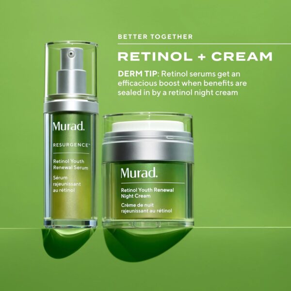 Murad Retinol Youth Renewal Serum: Tri-Active Anti-Aging for Wrinkles & Firmness - Image 3