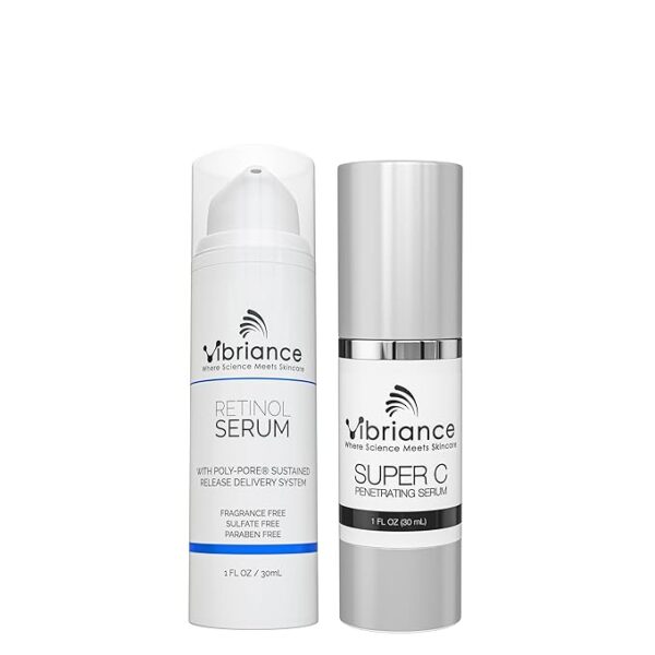 Beautiful woman with glowing, radiant skin, reflecting a confident new look achieved with skincare serums.