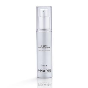 "Jan Marini C-ESTA Face Serum bottle – Anti-aging facial serum with Vitamin C and DMAE for lifting, firming, and brightening skin"