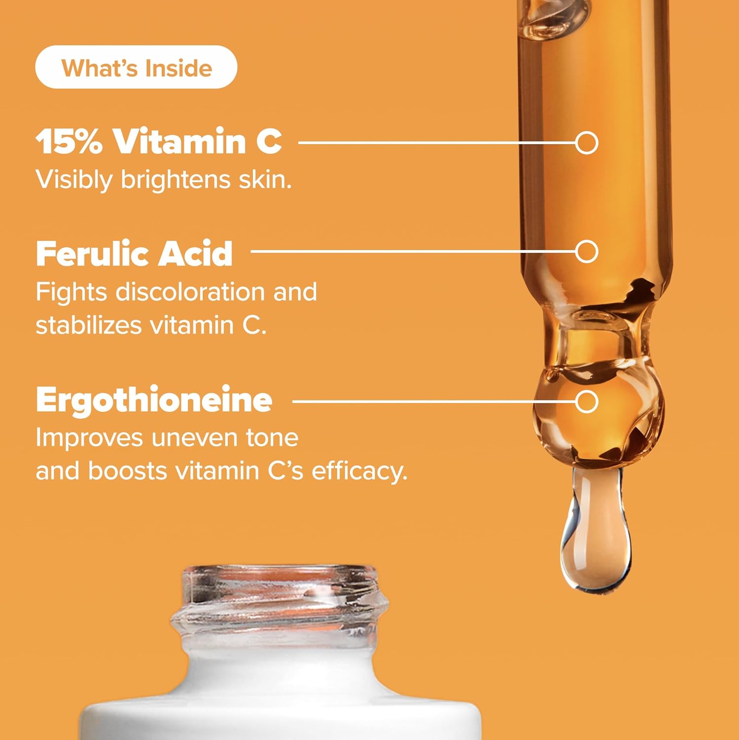 Paula's Choice BOOST C15 Super Booster, 15% Vitamin C Serum for Face, Face Serum with Vitamin E & Ferulic Acid for Discoloration & Glow, Fragrance-Free, 0.67 Fl Oz - Image 3