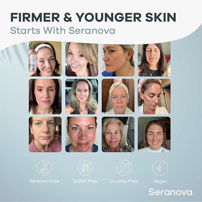 Seranova - Micro Infusion for Skin Care – with Collagen Peptides & Hyaluronic Acid, Face Serum and Stamp 0.05mm - 3 Month Supply - Image 3